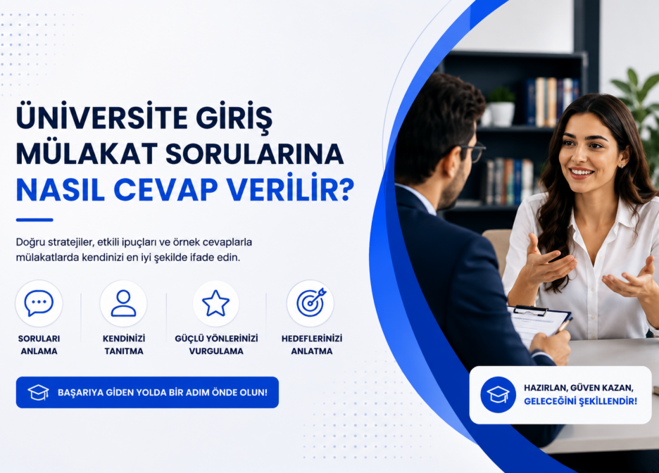 UNIVERSITE GIRIS MULAKAT SORULARINA NASIL CEVAP VERILIR?